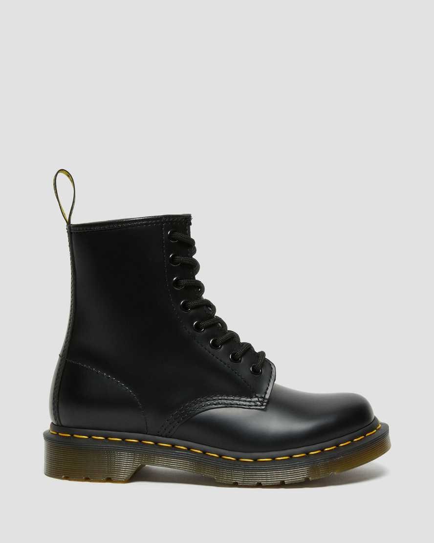 Women's Dr Martens 1460 Smooth Leather Ankle Boots Black Smooth Leather | 207GNIWVU