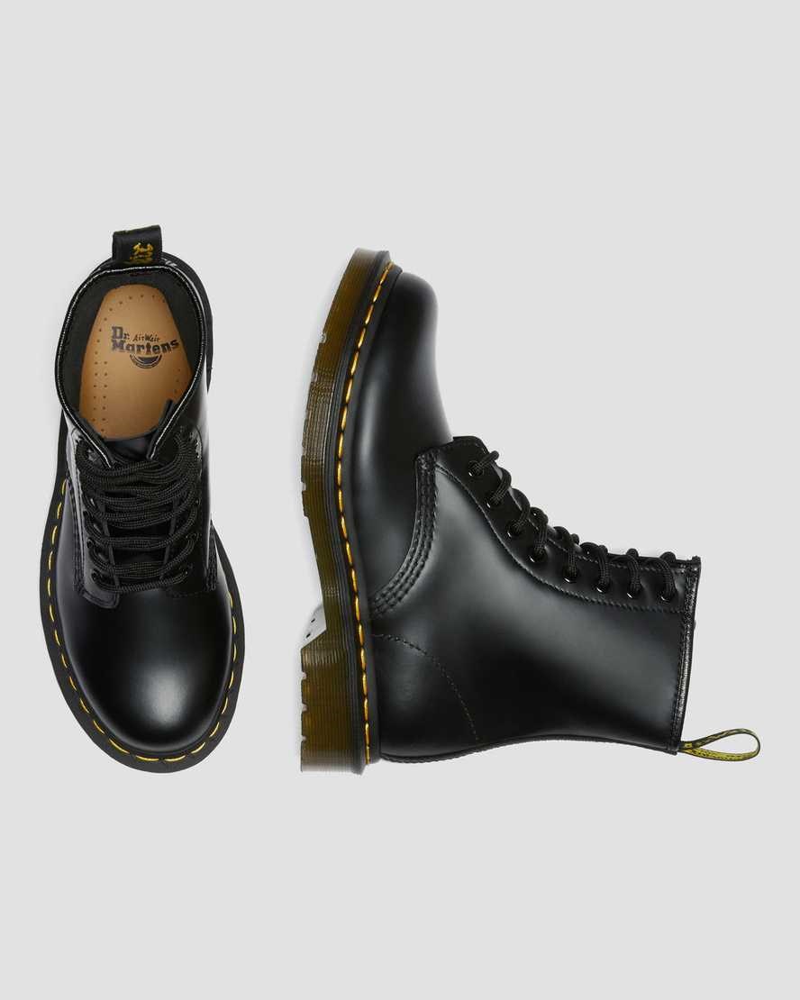 Women's Dr Martens 1460 Smooth Leather Ankle Boots Black Smooth Leather | 207GNIWVU