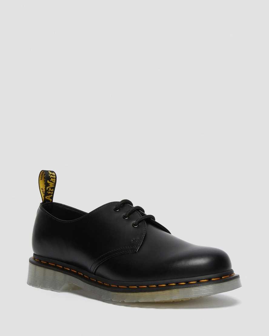 Women\'s Dr Martens 1461 Iced Smooth Leather Oxford Shoes Black Smooth Leather | 027EZCURQ