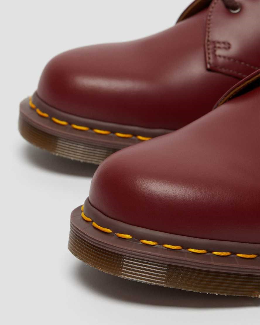 Women's Dr Martens 1461 Vintage Made in England Oxford Shoes Red Quilon | 701HAODRW