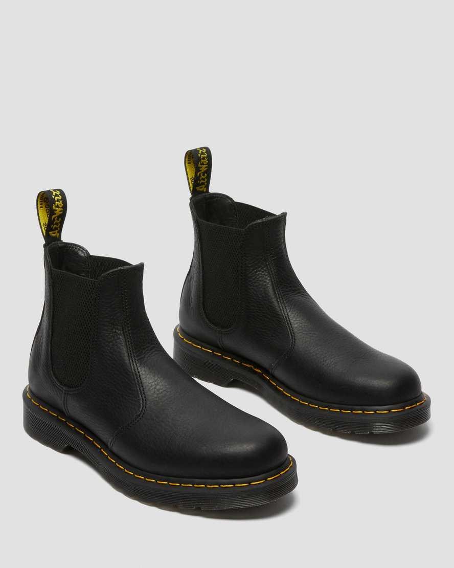 Women's Dr Martens 2976 Ambassador Leather Chelsea Boots Black Ambassador | 632ERPSIK