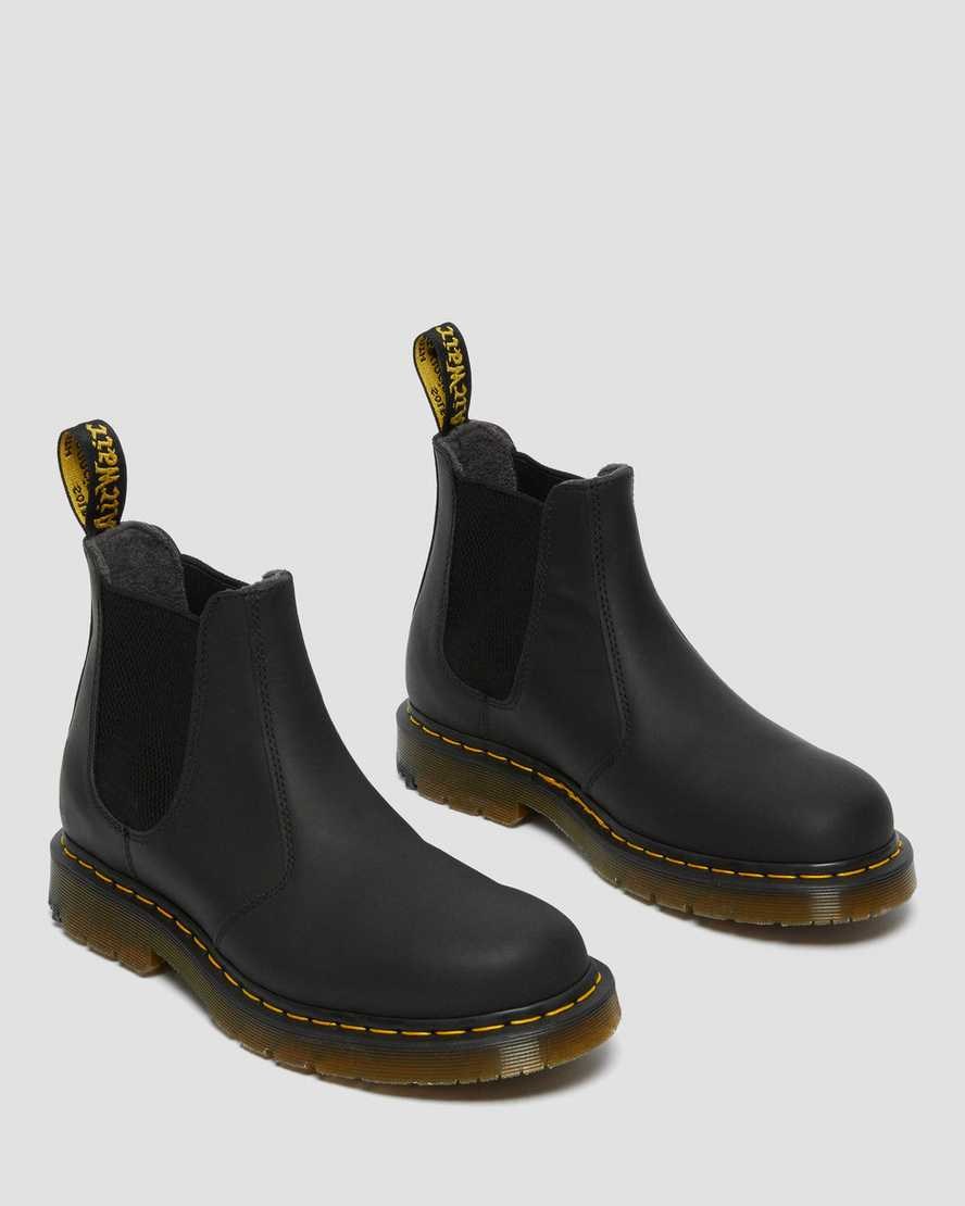 Women's Dr Martens 2976 DM's Wintergrip Chelsea Boots Black Snowplow | 234YAEKJV