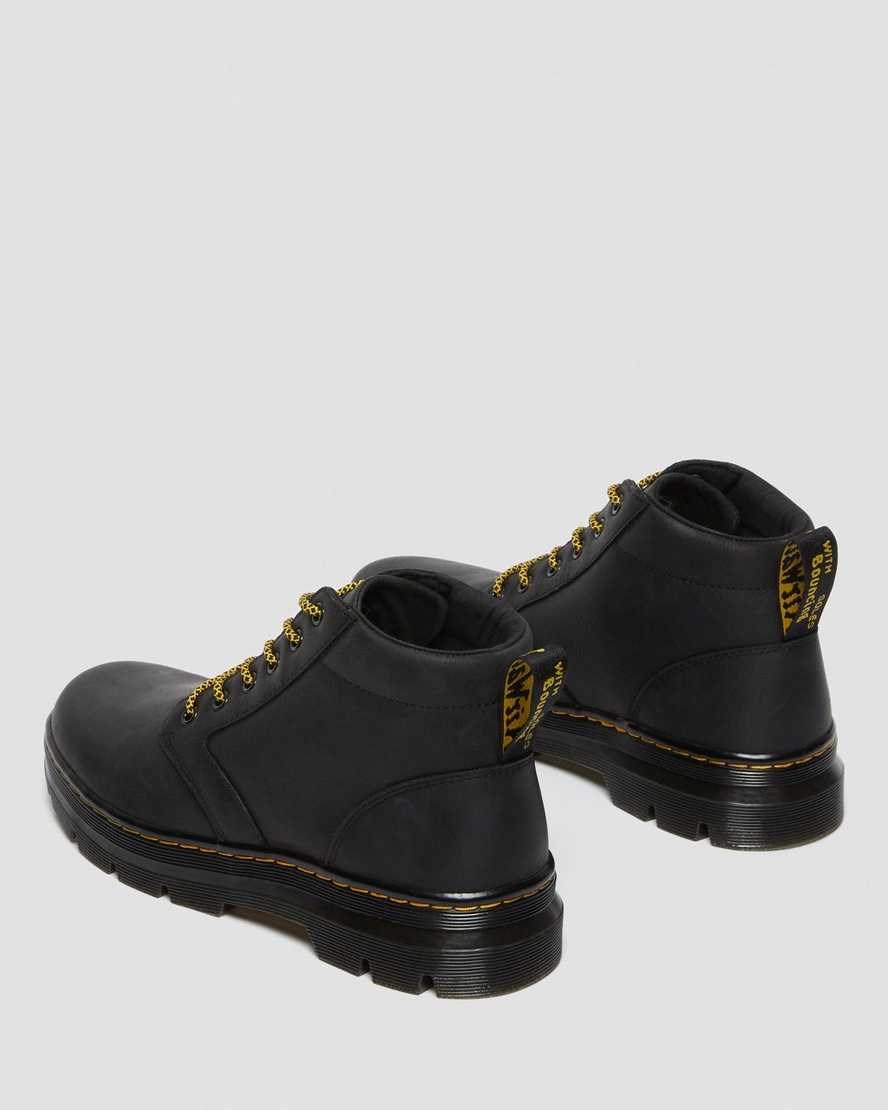 Women's Dr Martens Bonny Leather Ankle Boots Black Wyoming | 351BKZETO