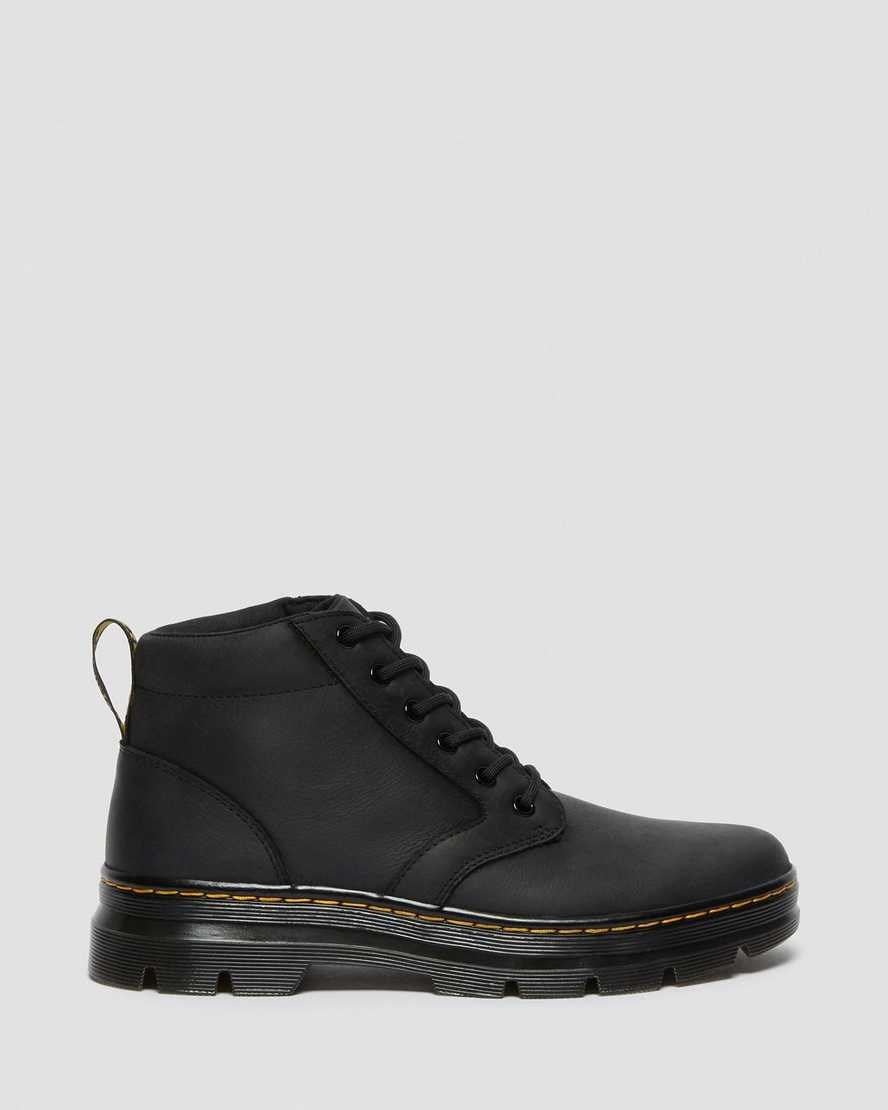 Women's Dr Martens Bonny Leather Ankle Boots Black Wyoming | 351BKZETO