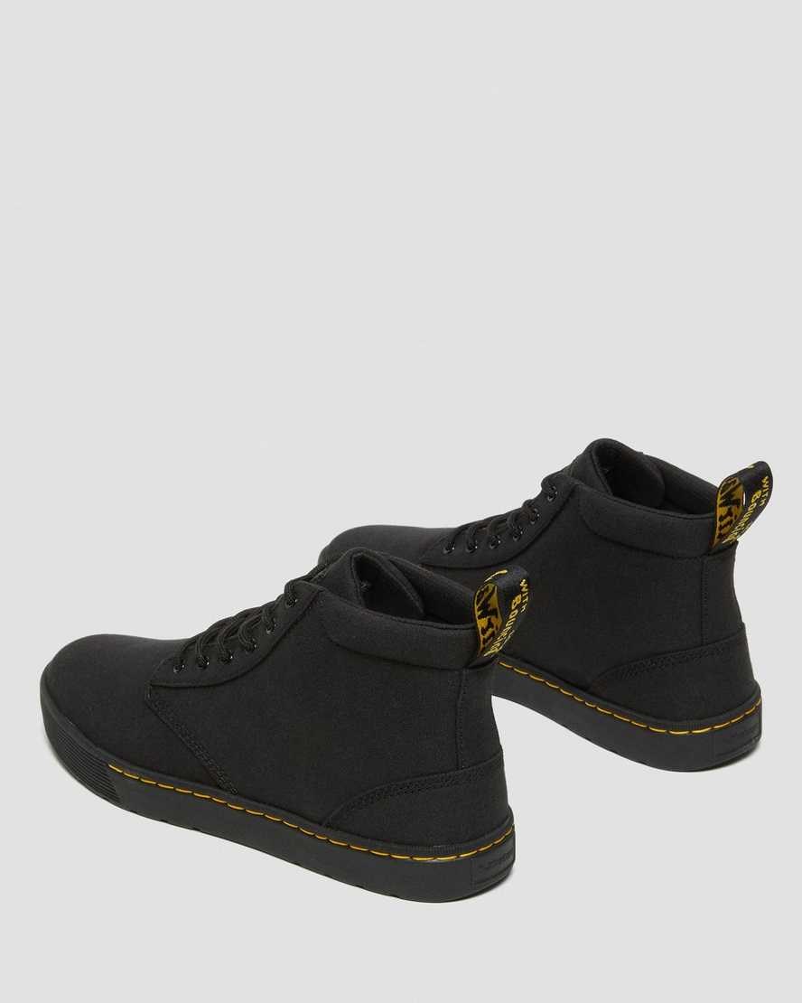 Women's Dr Martens Cairo Canvas Boots Black Canvas | 502TJDYZB