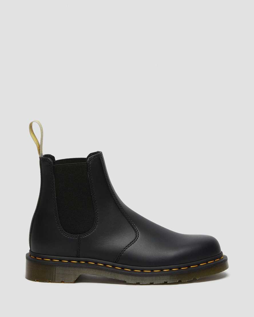 Women's Dr Martens Vegan 2976 Felix Chelsea Boots Black Felix Rub Off | 728QEZJXP